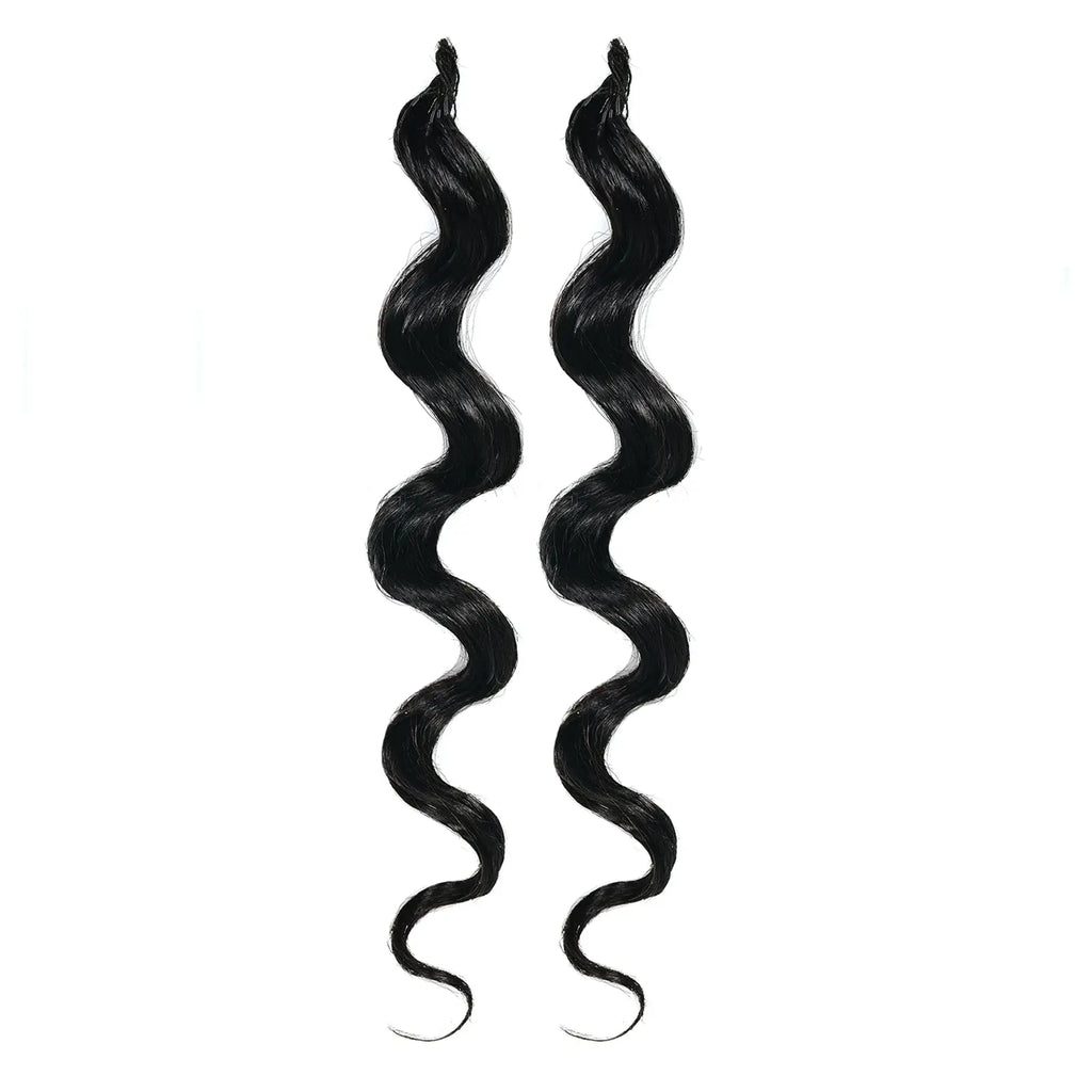 Toyotress® Human Crochet Hair Knotless Pre-Separated Human Hair Ocean Wave Crochet Hair Body Wave Extensions Toyotress
