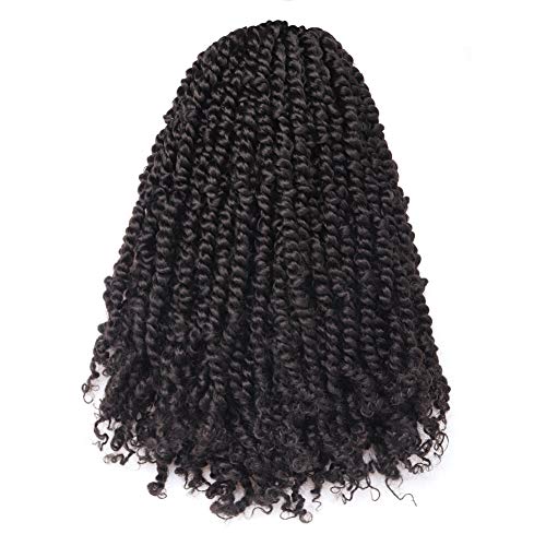 Toyotress Tiana Passion Twist Hair Pre-Twisted Pre-Looped Passion Twists Crochet Braids Made Of Bohemian Hair Synthetic Braiding Hair Extension