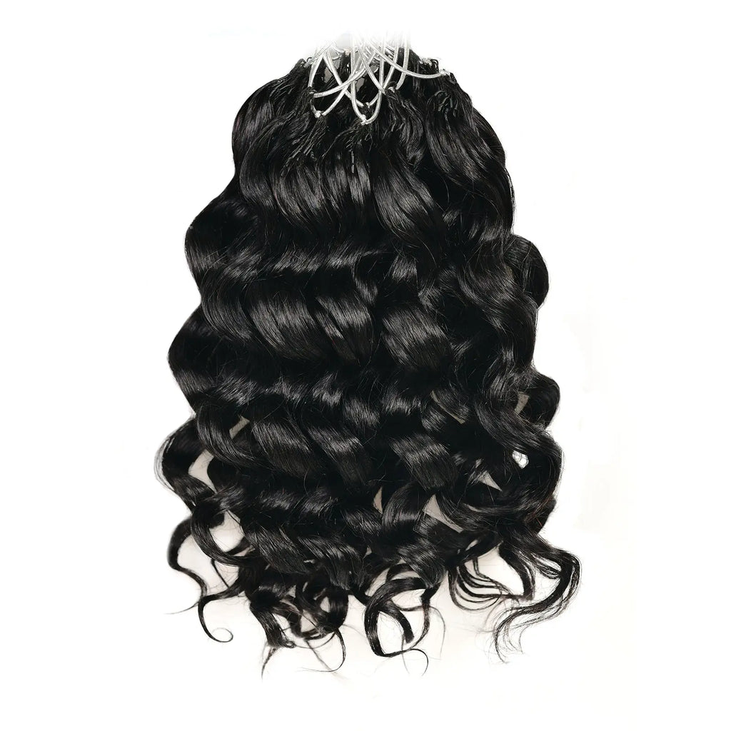 Toyotress® Human Crochet Hair Knotless Pre-Separated Human Hair Ocean Wave Crochet Hair Body Wave Extensions Toyotress