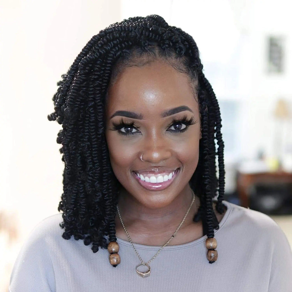 Toyotress Bob Spring Twist Crochet Synthetic Braiding Hair Extensions