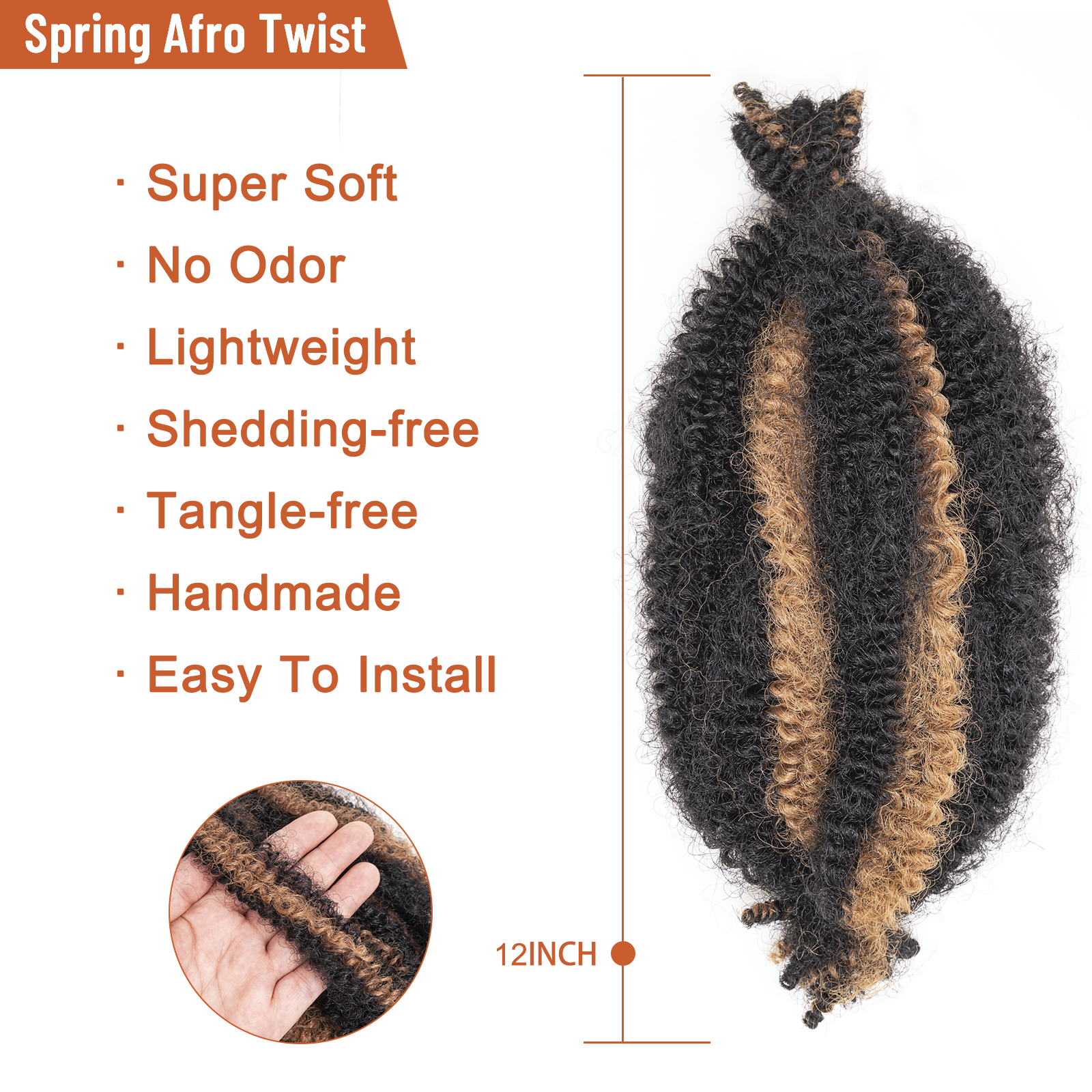 Springy Afro Twist Hair 12