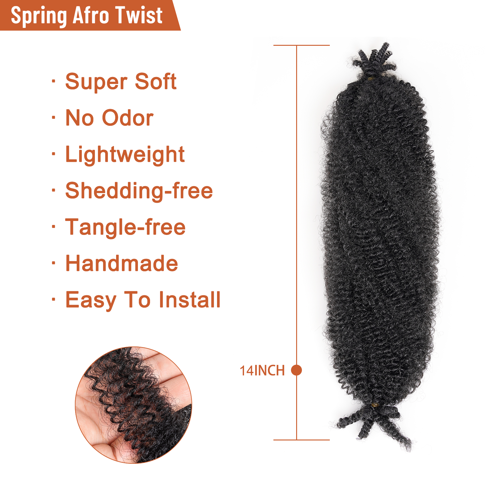 Springy Afro Twist Hair 14