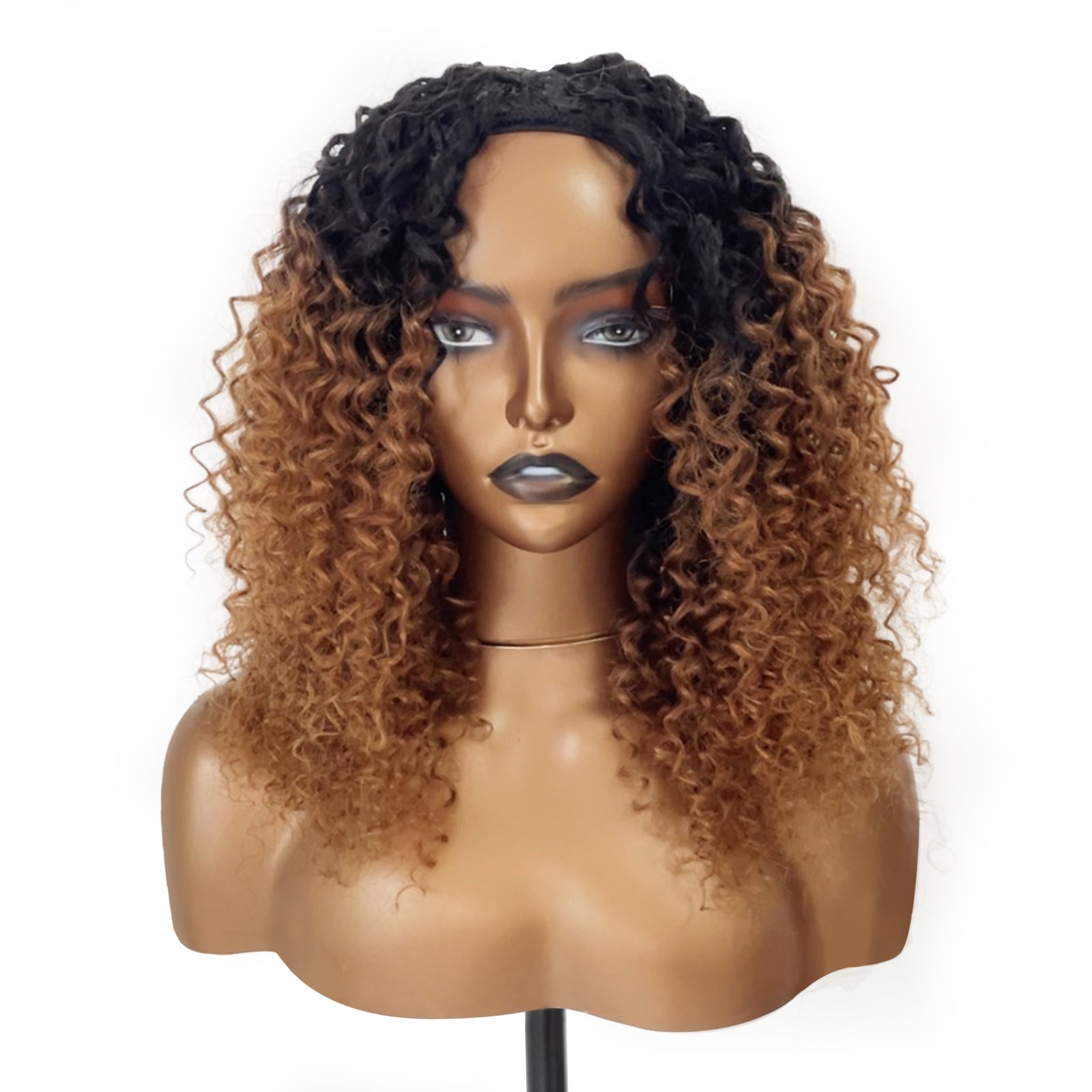 Toyotress® Knotless Pre-Separated Human Crochet Hair Kinky Curly Spring Curly Hair Extensions Human Hair Crochet Kinky Curly Toyotress