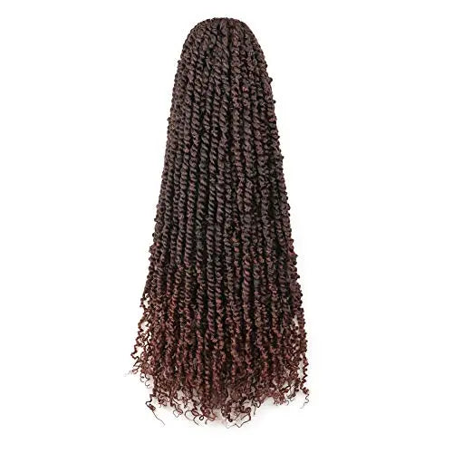 Toyotress Tiana Passion Twist Hair Pre-Twisted Pre-Looped Passion Twists Crochet Braids Made Of Bohemian Hair Synthetic Braiding Hair Extension