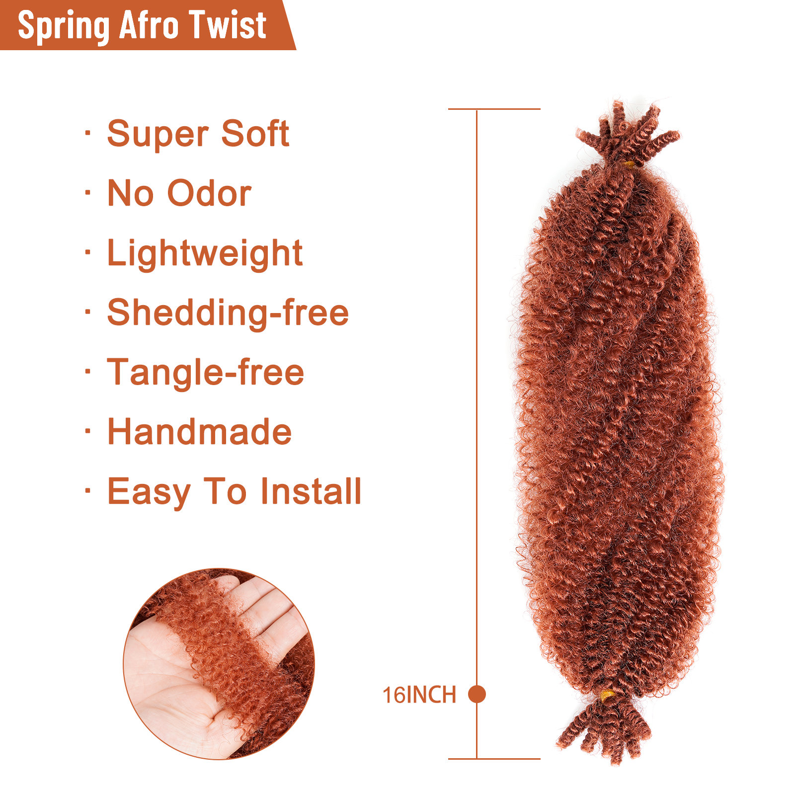 Springy Afro Twist Hair 16