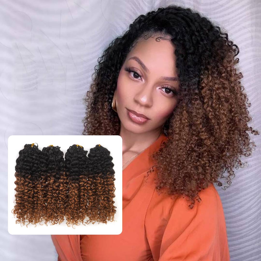 Toyotress® Knotless Pre-Separated Crochet Spring Curly Hair Extensions Human Hair Crochet Kinky Curly Toyotress