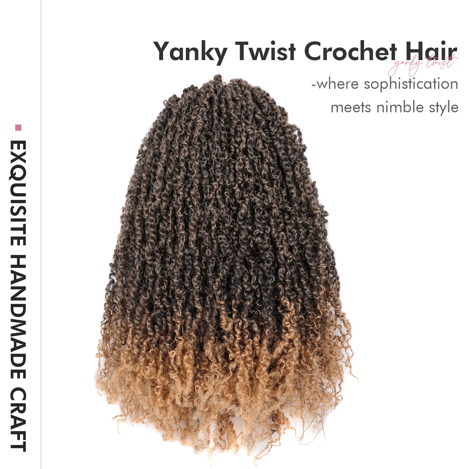 Toyotress Mini Yanky Twist Braiding Hair Short Passion Twist Crochet Braids Synthetic Hair Extensions