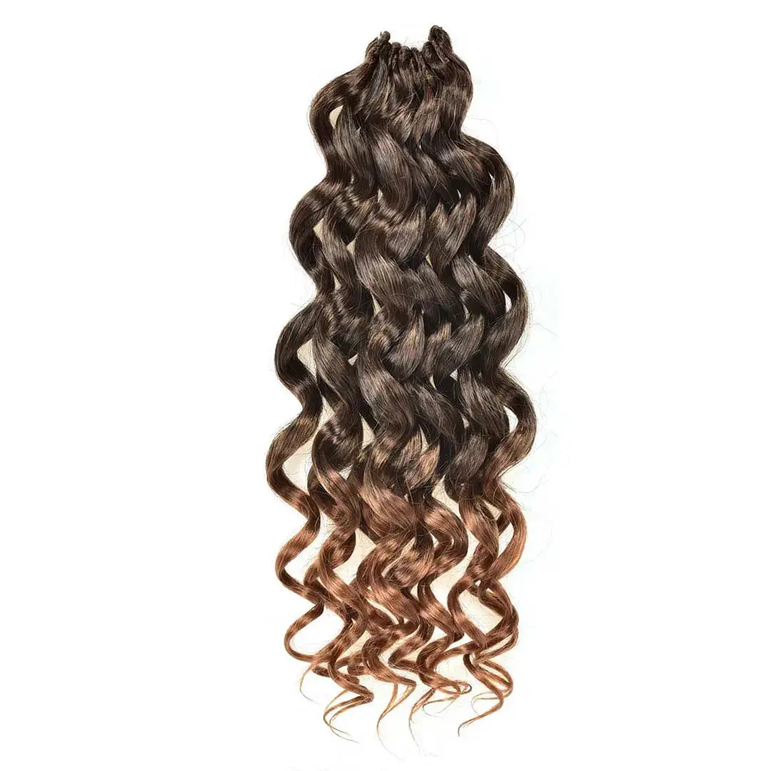 1 Pack GOGO CURL | Toyotress® Freetress Beach Curl Crochet Hair Gogo Curl Jamaican Bounce Wavy Curly Pre-Looped Synthetic Hair Extensions Toyotress