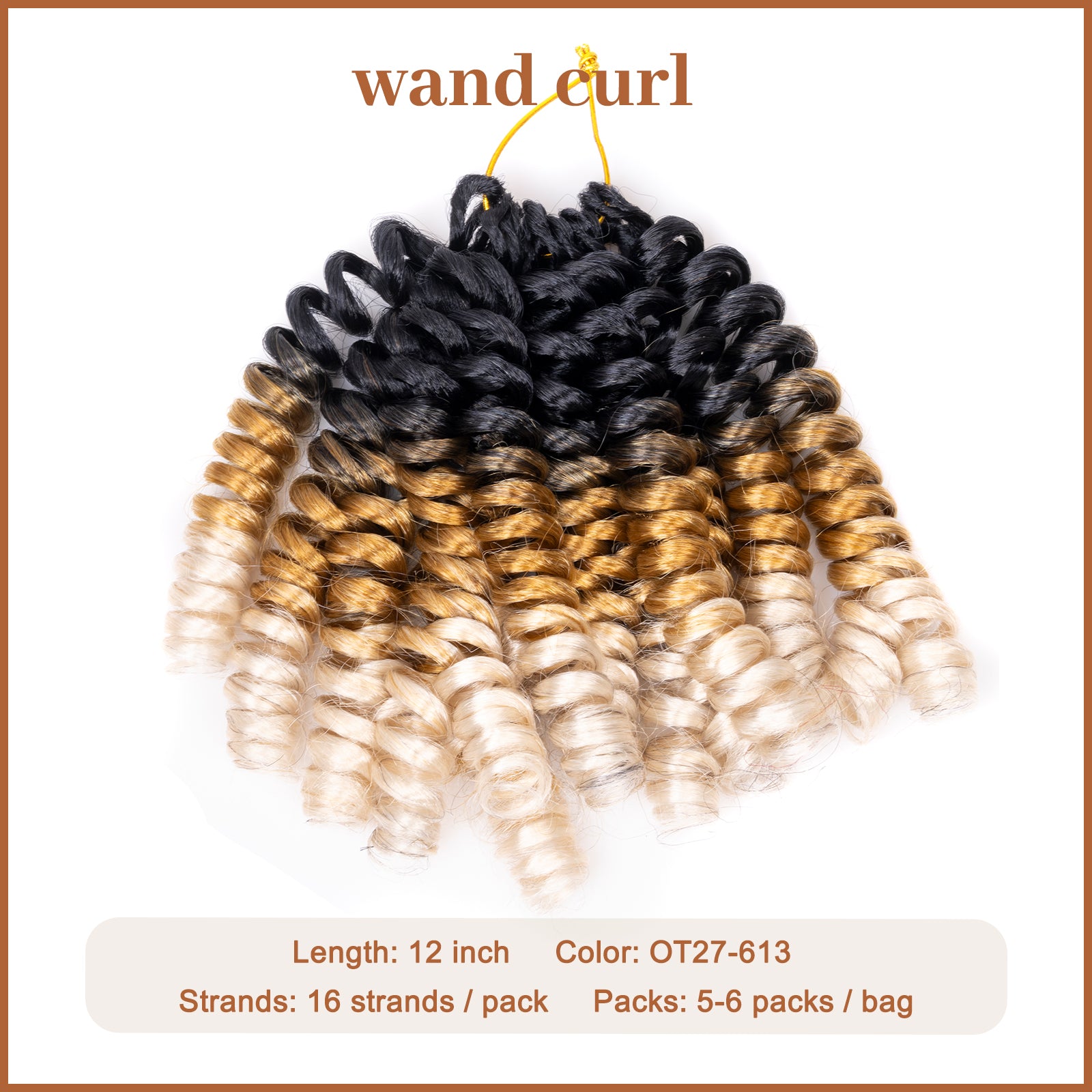Wand Curl Crochet Hair 12