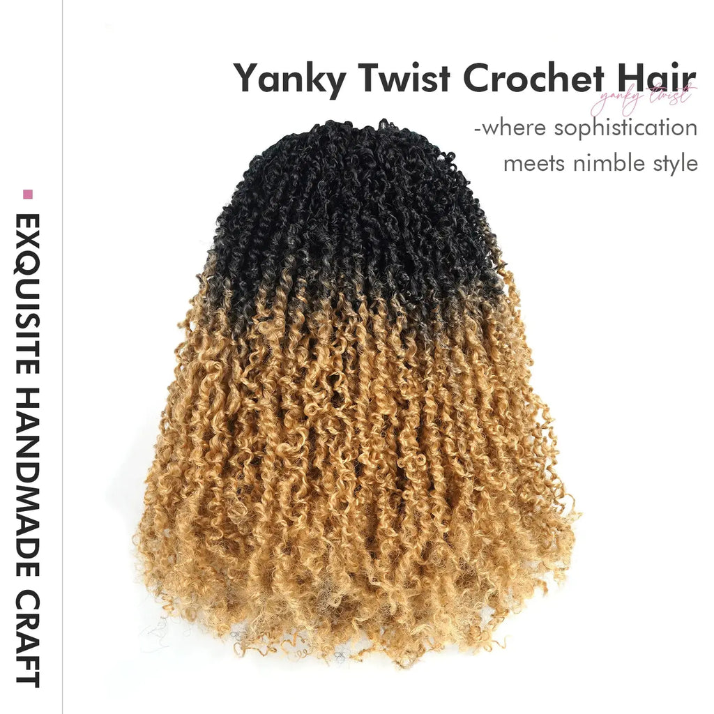 Toyotress Mini Yanky Twist Braiding Hair Short Passion Twist Crochet Braids Synthetic Hair Extensions