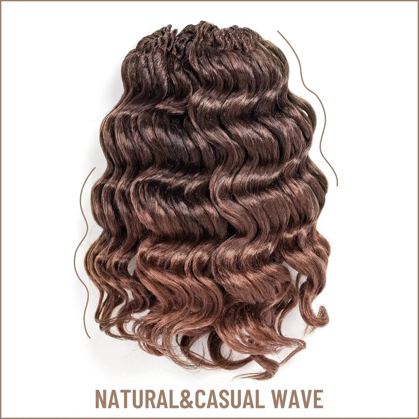 Toyotress Ocean Wave Synthetic Crochet Braiding Hair Extensions