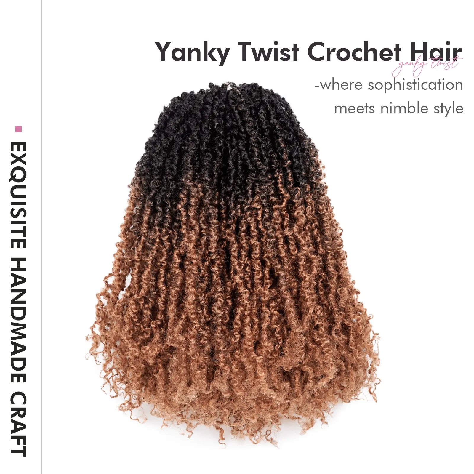 ( US ONLY) FAST SHIPPING YT | Toyotress® Yanky Twist Pre Looped Mini Passion Twist Short Passion Twist Crochet Braids Synthetic Hair Extensions Toyotress