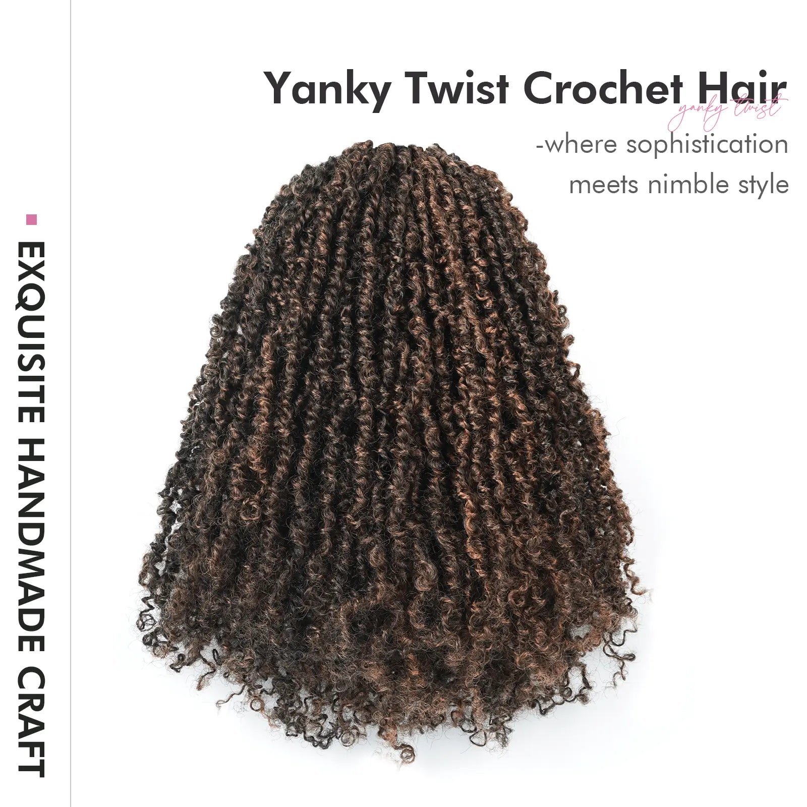 Toyotress Mini Yanky Twist Braiding Hair Short Passion Twist Crochet Braids Synthetic Hair Extensions
