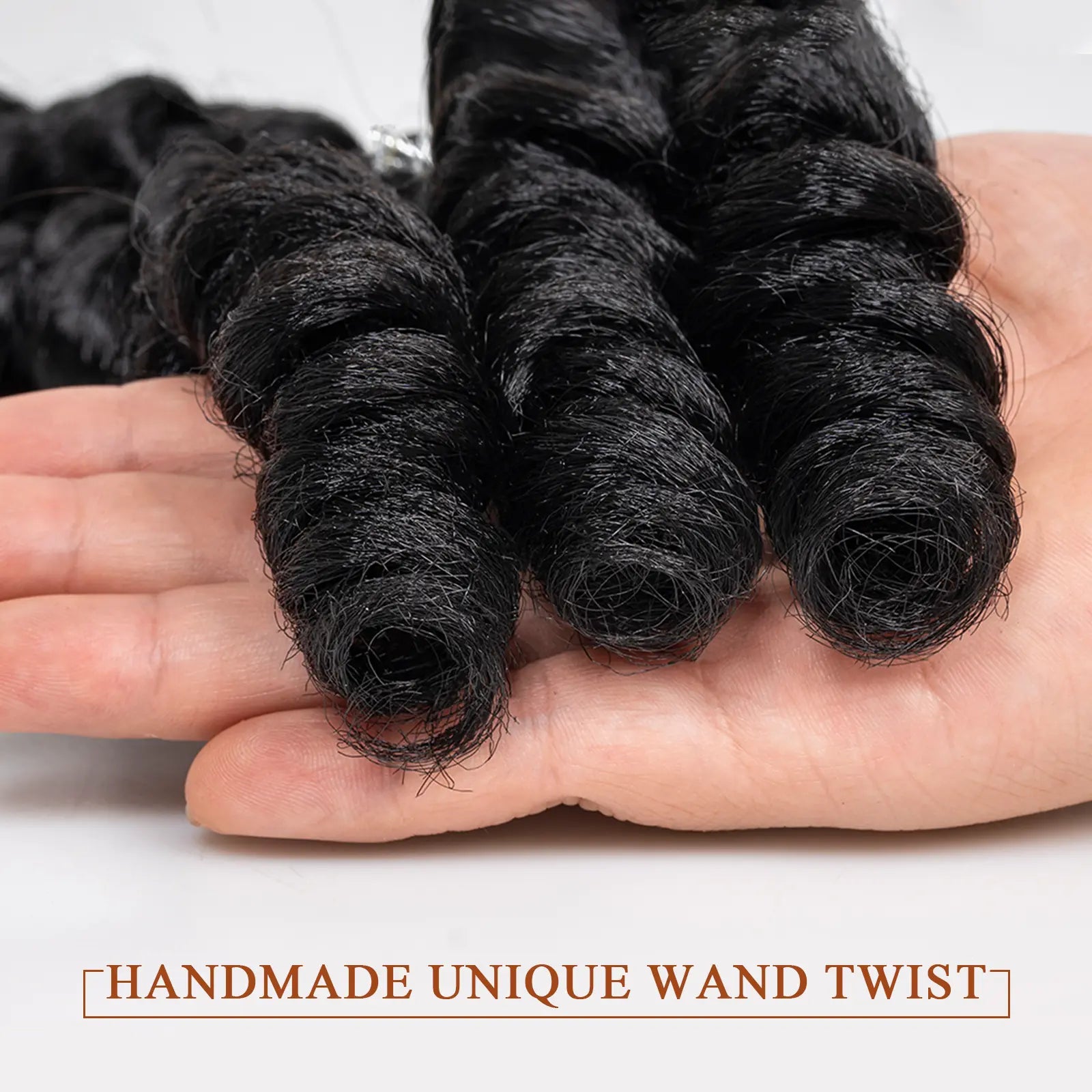 Clearance | Toyotress Wand Twist Crochet Hair | 10-12 Inch Natural Black Pre-twisted Jamaican Bounce Wand Twist Crochet Braids Synthetic Braiding Hair Extensions Toyotress