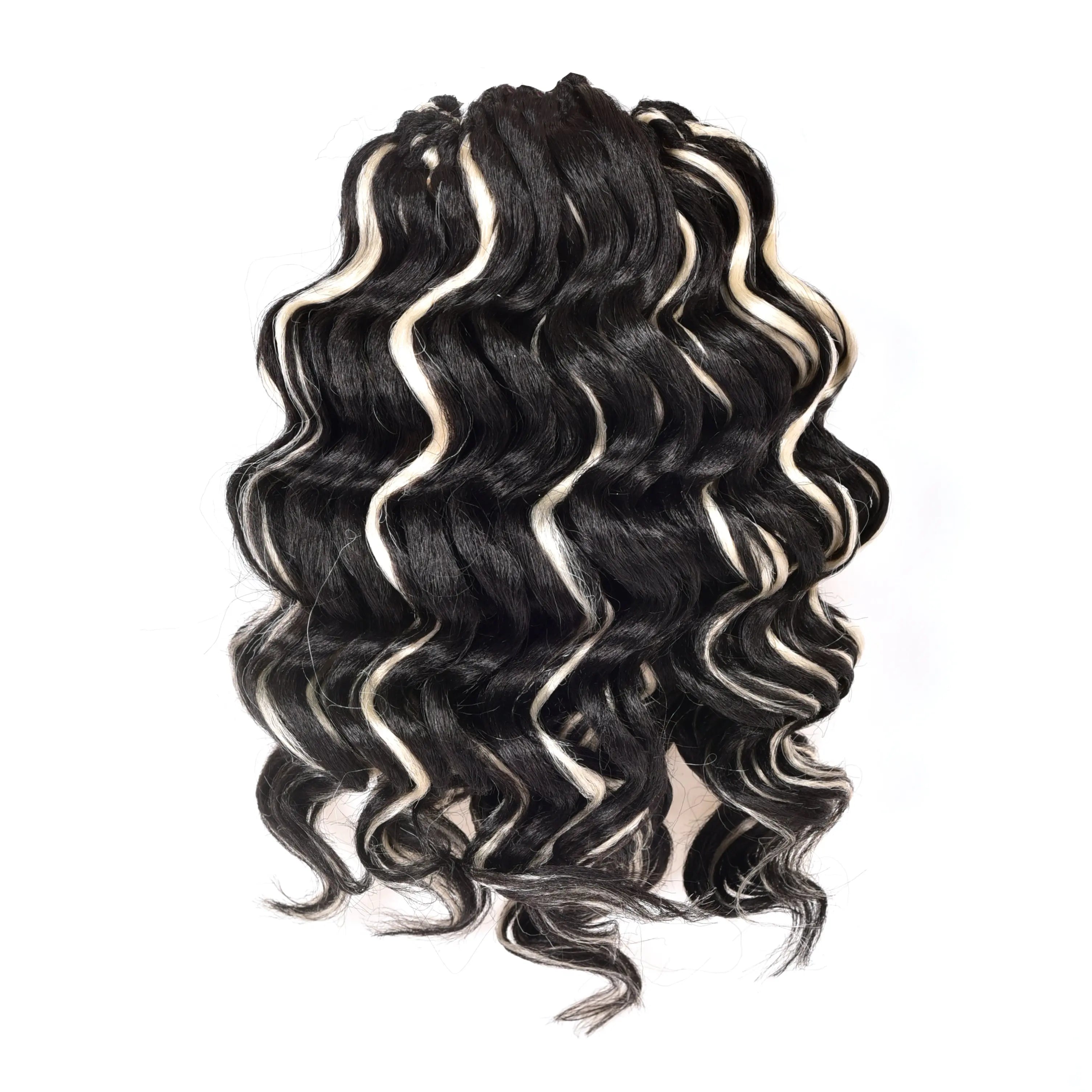 ( US ONLY) FAST SHIPPING OC | Toyotress® Ocean Wave Crochet Hair - 8 Packs Short Curly Water Wave Deep Twist Wavy Braids For Black Women Synthetic Braiding Hair Extensions Toyotress