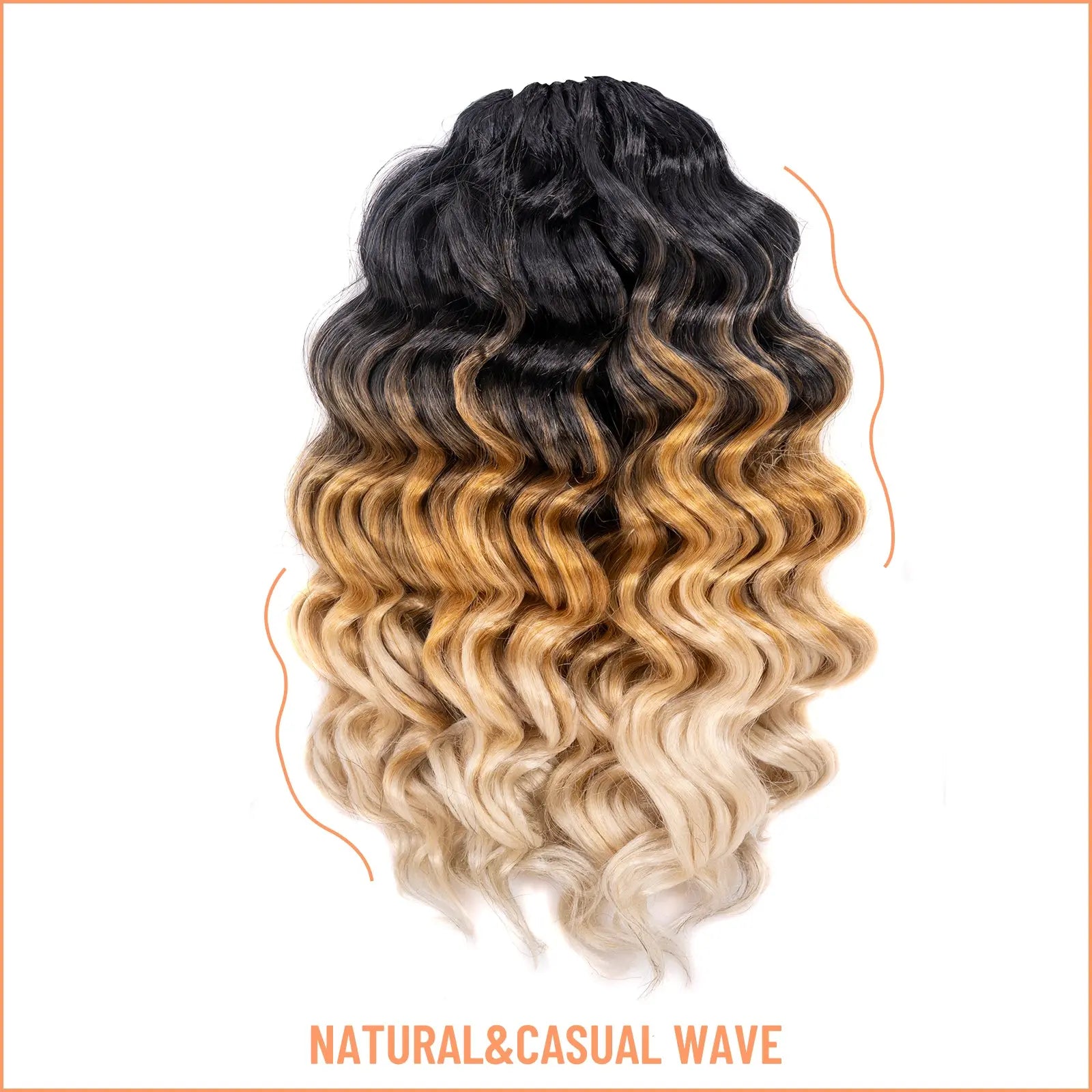 Toyotress Ocean Wave Synthetic Crochet Braiding Hair Extensions