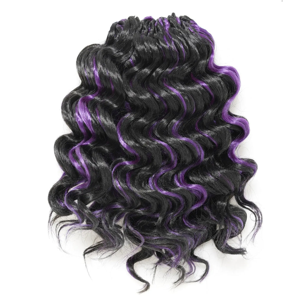 Clearance |  Ocean Wave Crochet Hair 9-30 Inch 8 Packs | Synthetic Wave Curly Hair Extensions Toyotress