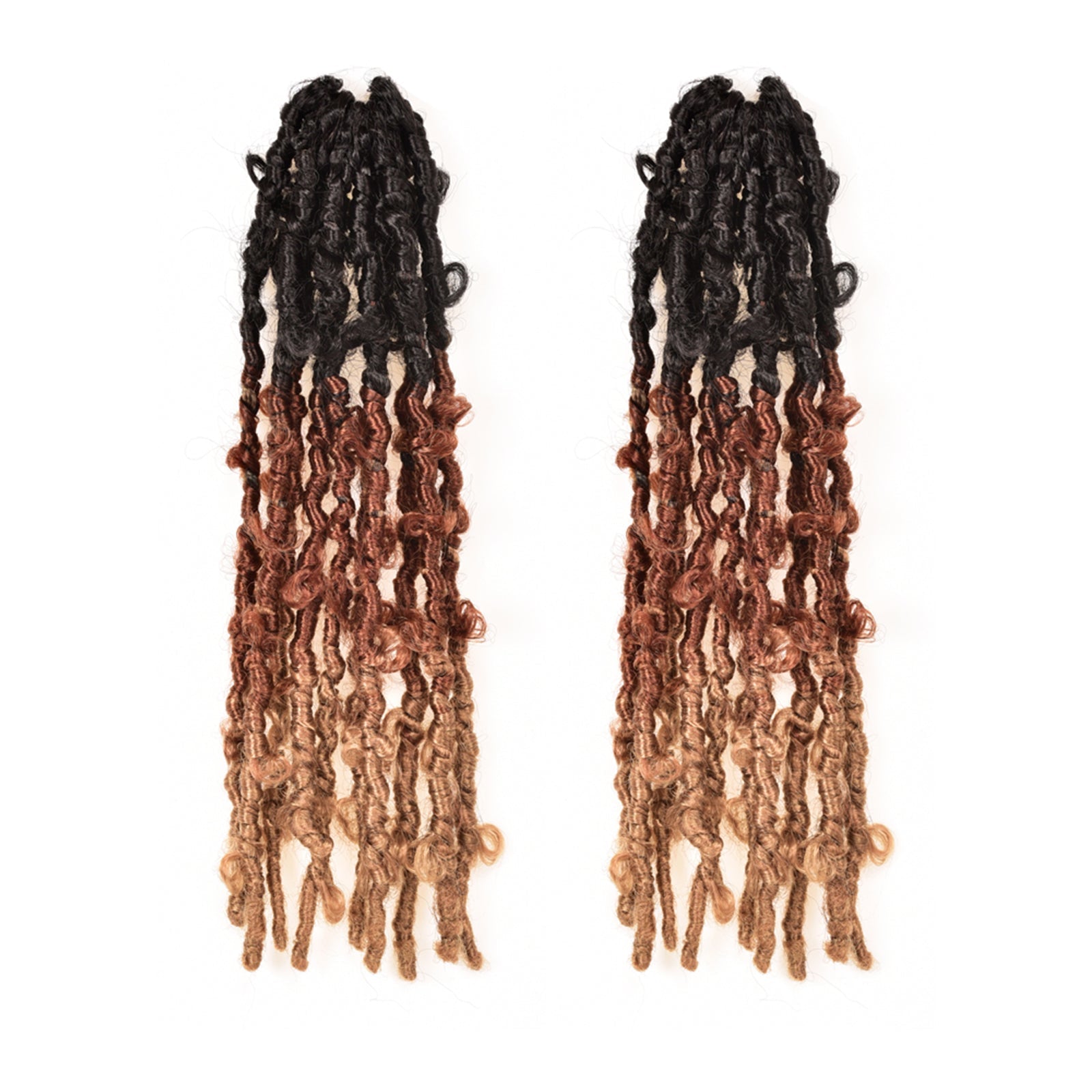 Clearance | Butterfly Locs 8 Packs | Pre-Looped Distressed Braiding Synthetic Crochet Hair