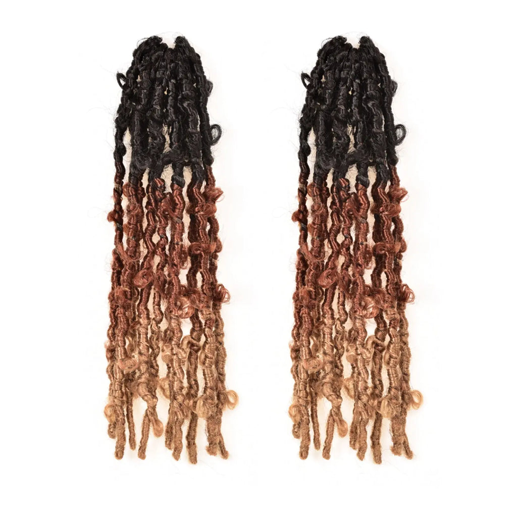Clearance | Toyotress® Butterfly Locs Pre-Looped Distressed Braiding Synthetic Crochet Hair Extensions Toyotress