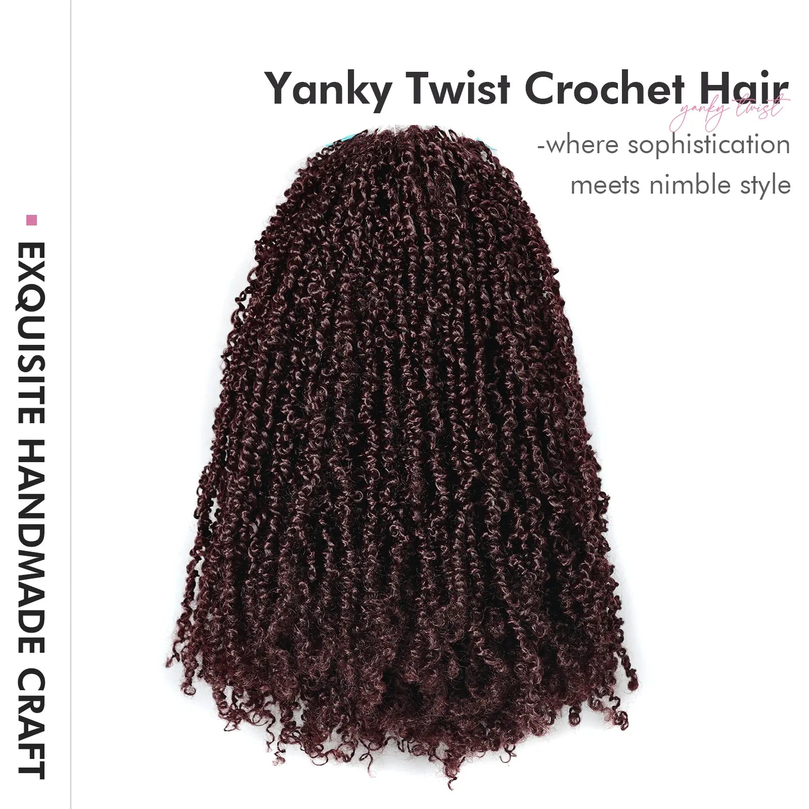 ( US ONLY) FAST SHIPPING YT | Toyotress® Yanky Twist Pre Looped Mini Passion Twist Short Passion Twist Crochet Braids Synthetic Hair Extensions Toyotress