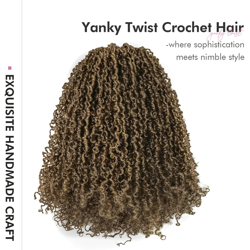 Clearance | Toyotress® Yanky Twist Crochet Hair Mix-color Short Passion Twist Pre Twisted Bob Twist Hair Extensions Toyotress