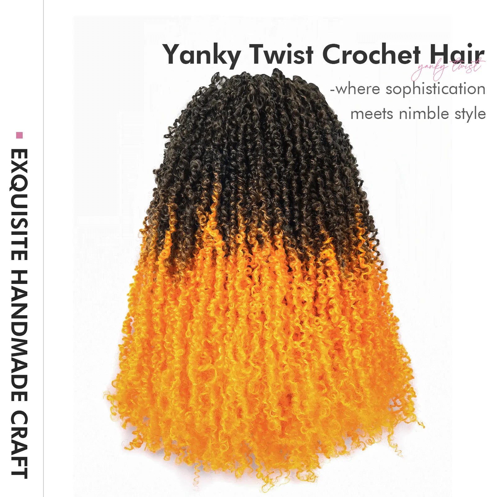 ( US ONLY) FAST SHIPPING YT | Toyotress® Yanky Twist Pre Looped Mini Passion Twist Short Passion Twist Crochet Braids Synthetic Hair Extensions Toyotress