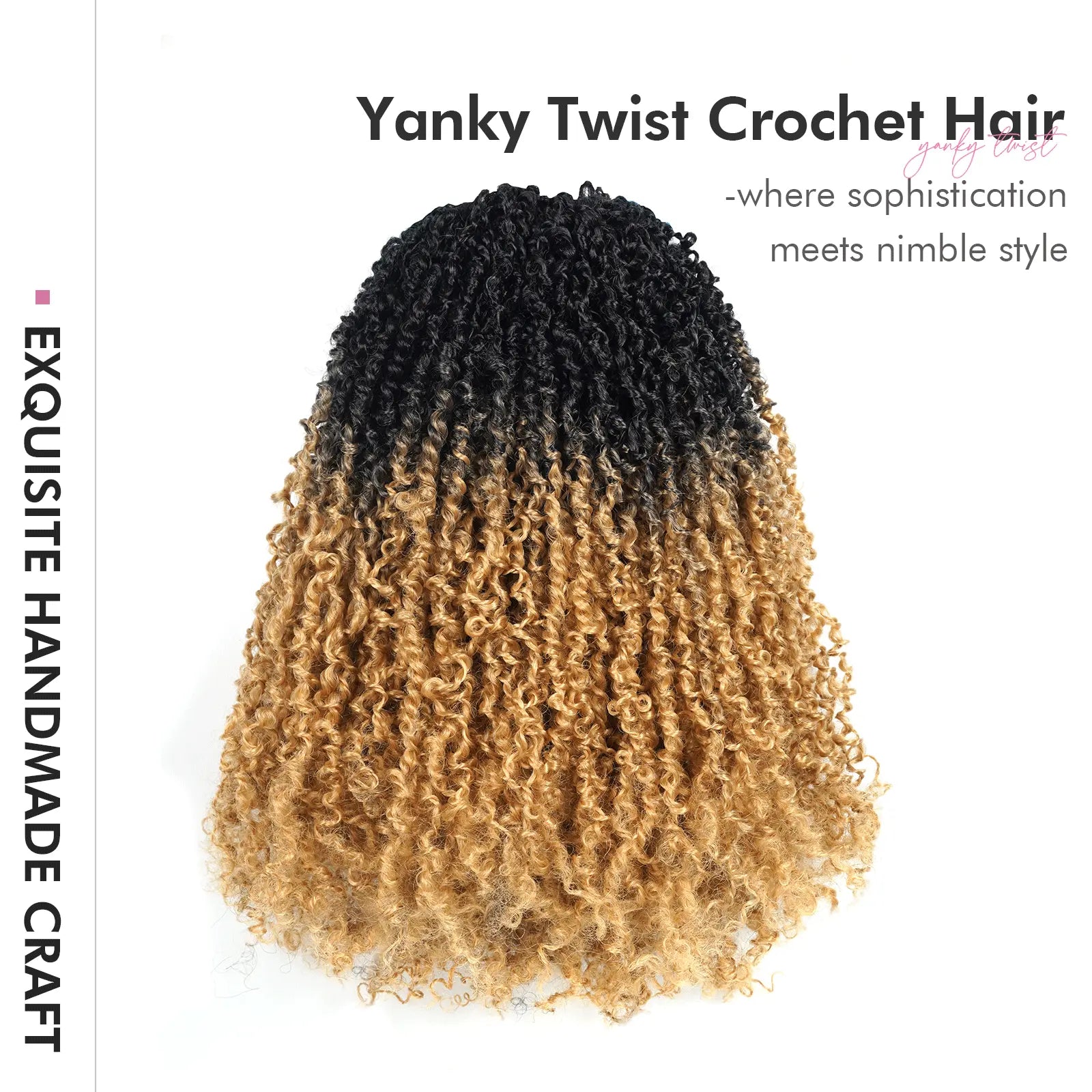 ( US ONLY) FAST SHIPPING YT | Toyotress® Yanky Twist Pre Looped Mini Passion Twist Short Passion Twist Crochet Braids Synthetic Hair Extensions Toyotress