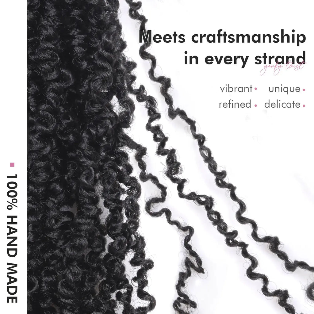 Toyotress Mini Yanky Twist Braiding Hair Short Passion Twist Crochet Braids Synthetic Hair Extensions