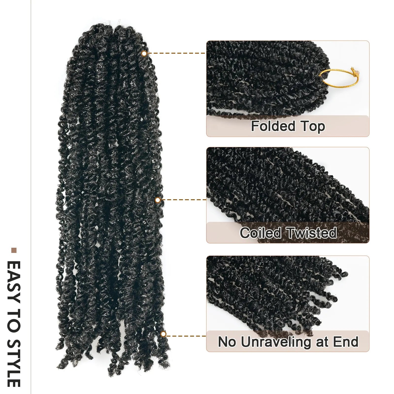 Toyotress Mini Yanky Twist Braiding Hair Short Passion Twist Crochet Braids Synthetic Hair Extensions