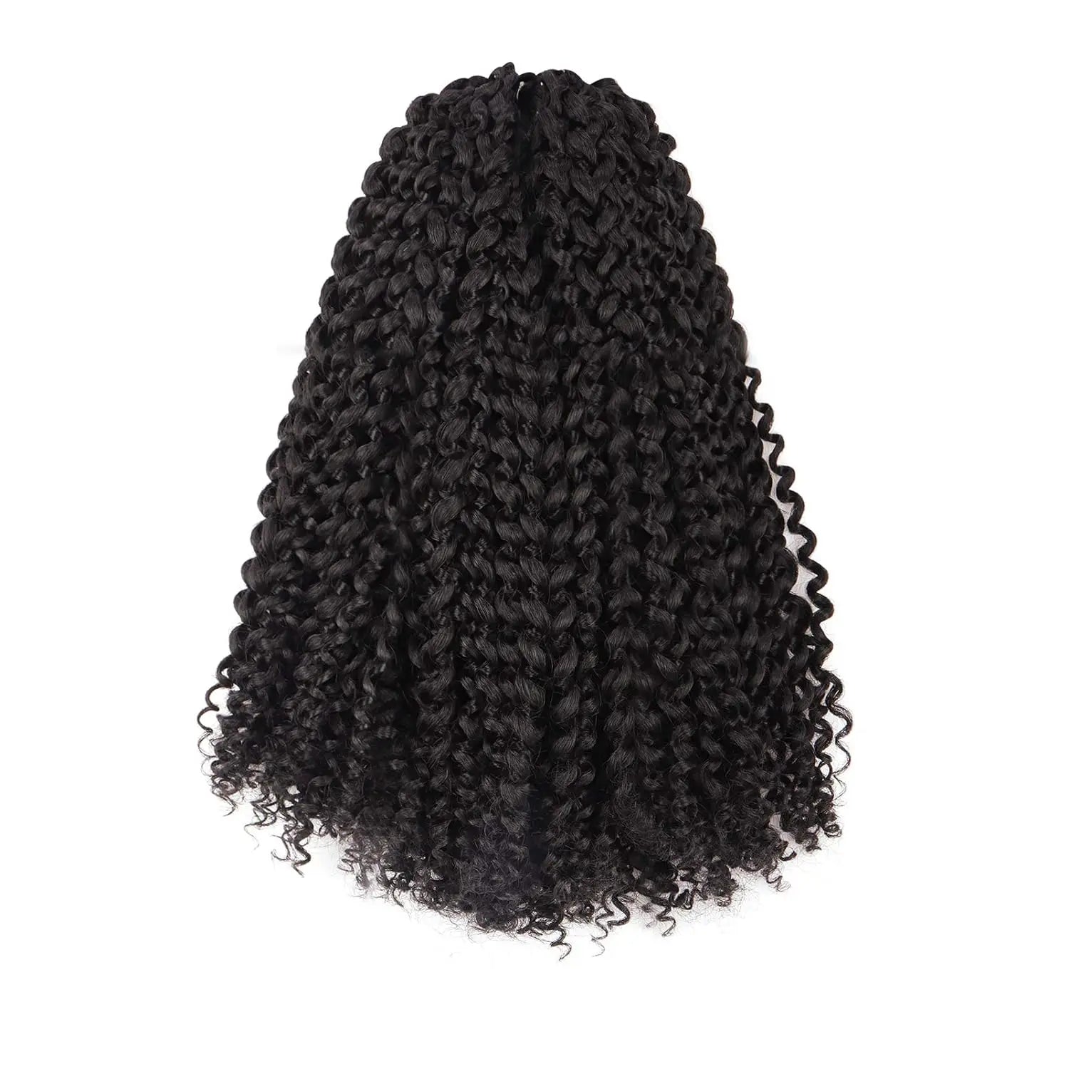 Clearance | TOYOTRESS Water Wave Passion Twist Hair 6/7 Packs - Ombre Orange Water Wave Crochet Braids Synthetic Braiding Hair Extensions Toyotress