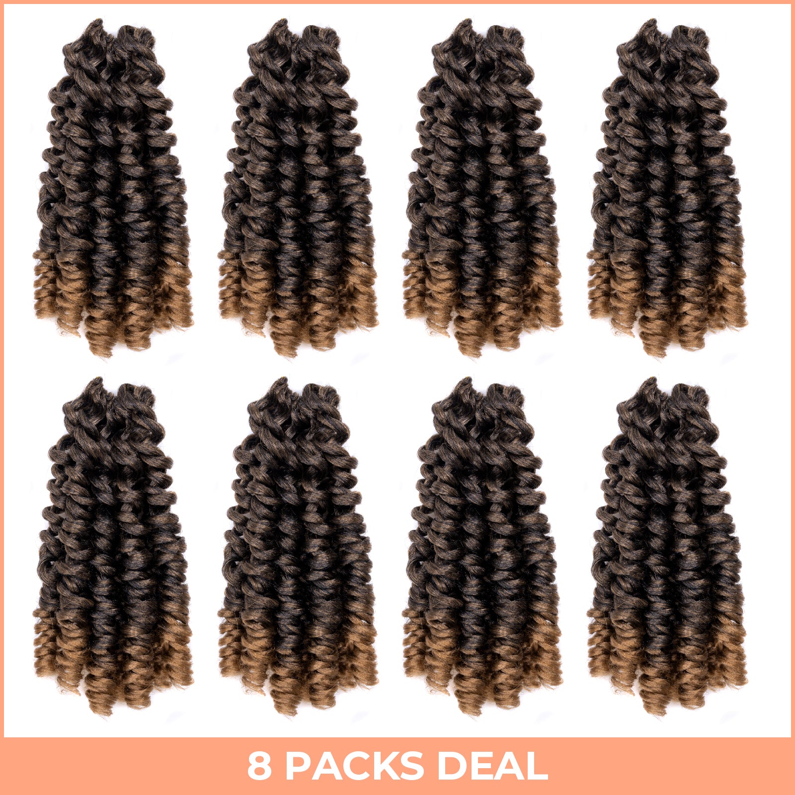 𝗙𝗿𝗮𝗻𝗸𝗲𝗻𝘀𝘁𝗲𝗶𝗻'𝘀 𝗙𝗿𝗶𝘇𝘇 | Toyotress Wand Twist Crochet Hair |10-12