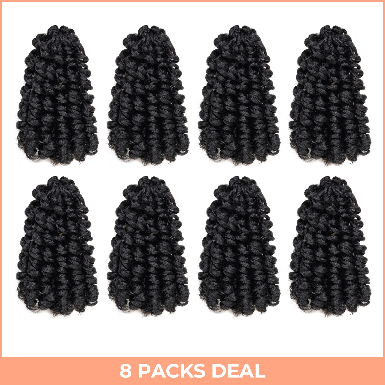 𝗙𝗿𝗮𝗻𝗸𝗲𝗻𝘀𝘁𝗲𝗶𝗻'𝘀 𝗙𝗿𝗶𝘇𝘇 | Toyotress Wand Twist Crochet Hair |10-12