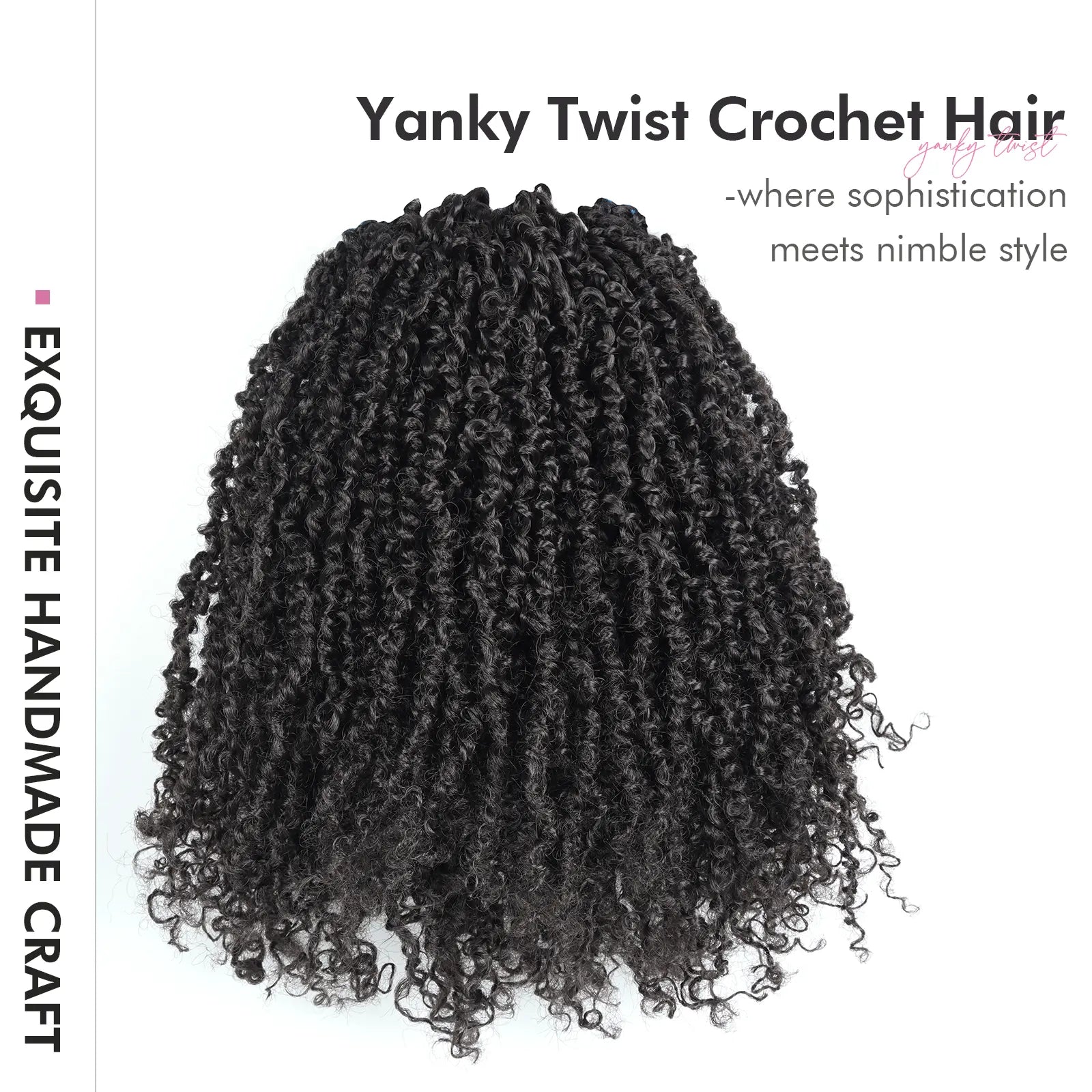 1 Pack YT | Toyotress® Yanky Twist Pre Looped Mini Passion Twist Short Passion Twist Crochet Braids Synthetic Hair Extensions Toyotress