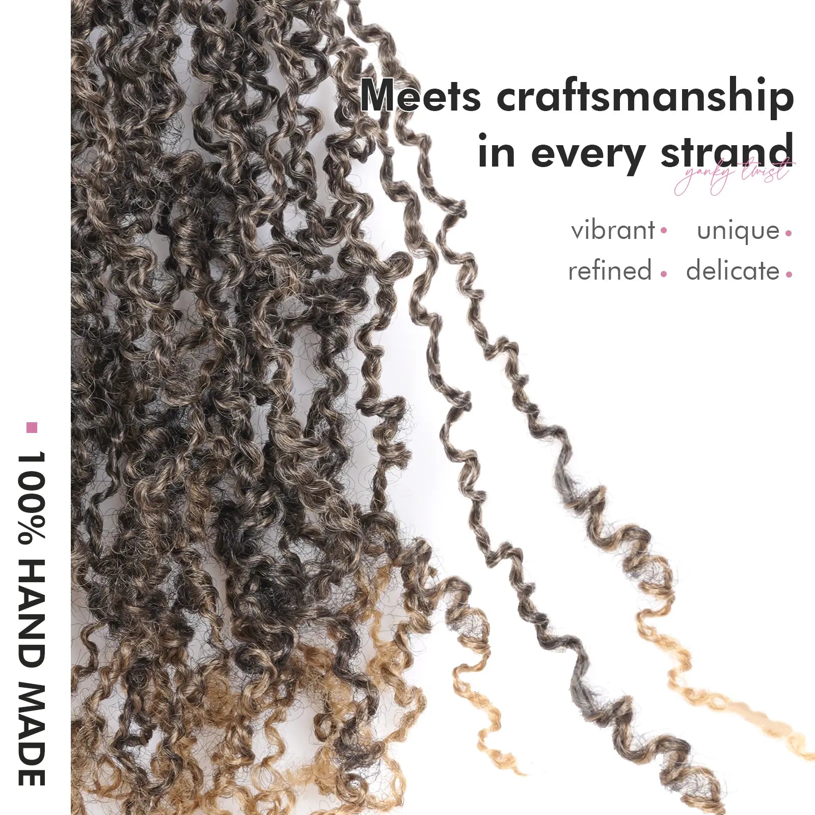 1 Pack YT | Toyotress® Yanky Twist Pre Looped Mini Passion Twist Short Passion Twist Crochet Braids Synthetic Hair Extensions Toyotress