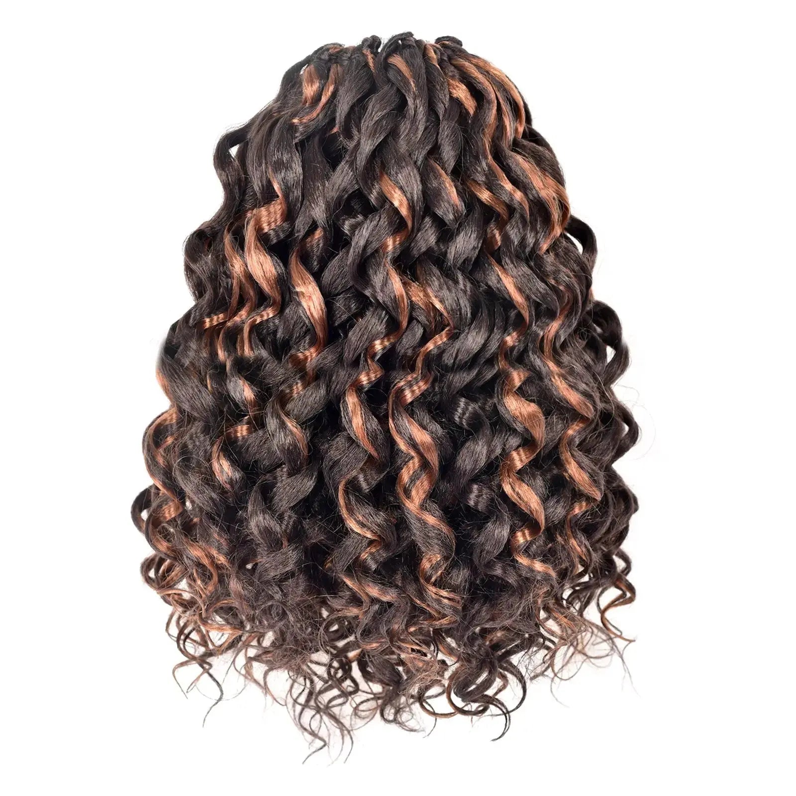 1 Pack GOGO CURL | Toyotress® Freetress Beach Curl Crochet Hair Gogo Curl Jamaican Bounce Wavy Curly Pre-Looped Synthetic Hair Extensions Toyotress