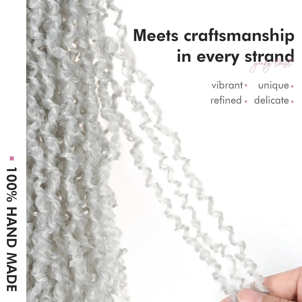 Toyotress Mini Yanky Twist Braiding Hair Short Passion Twist Crochet Braids Synthetic Hair Extensions