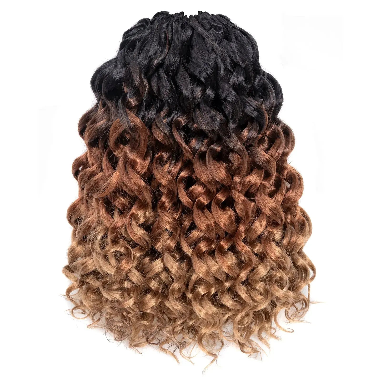 1 Pack GOGO CURL | Toyotress® Freetress Beach Curl Crochet Hair Gogo Curl Jamaican Bounce Wavy Curly Pre-Looped Synthetic Hair Extensions Toyotress