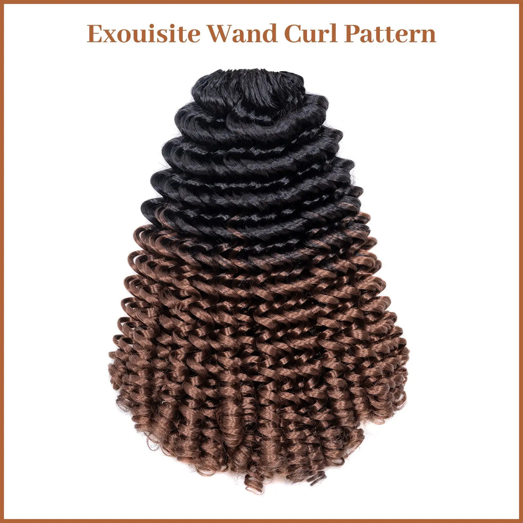 Toyotress Wand Curl Jamican Bounce Curls Synthetic Braiding Hair Exentions