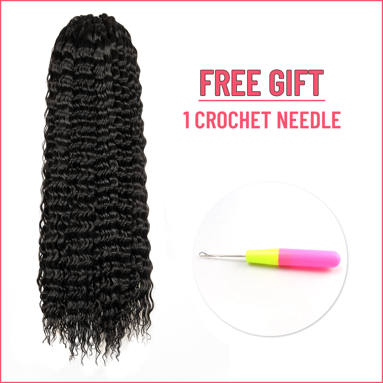 Ocean Wave Crochet Hair All Inch | Synthetic Wave Curly Hair Extensions