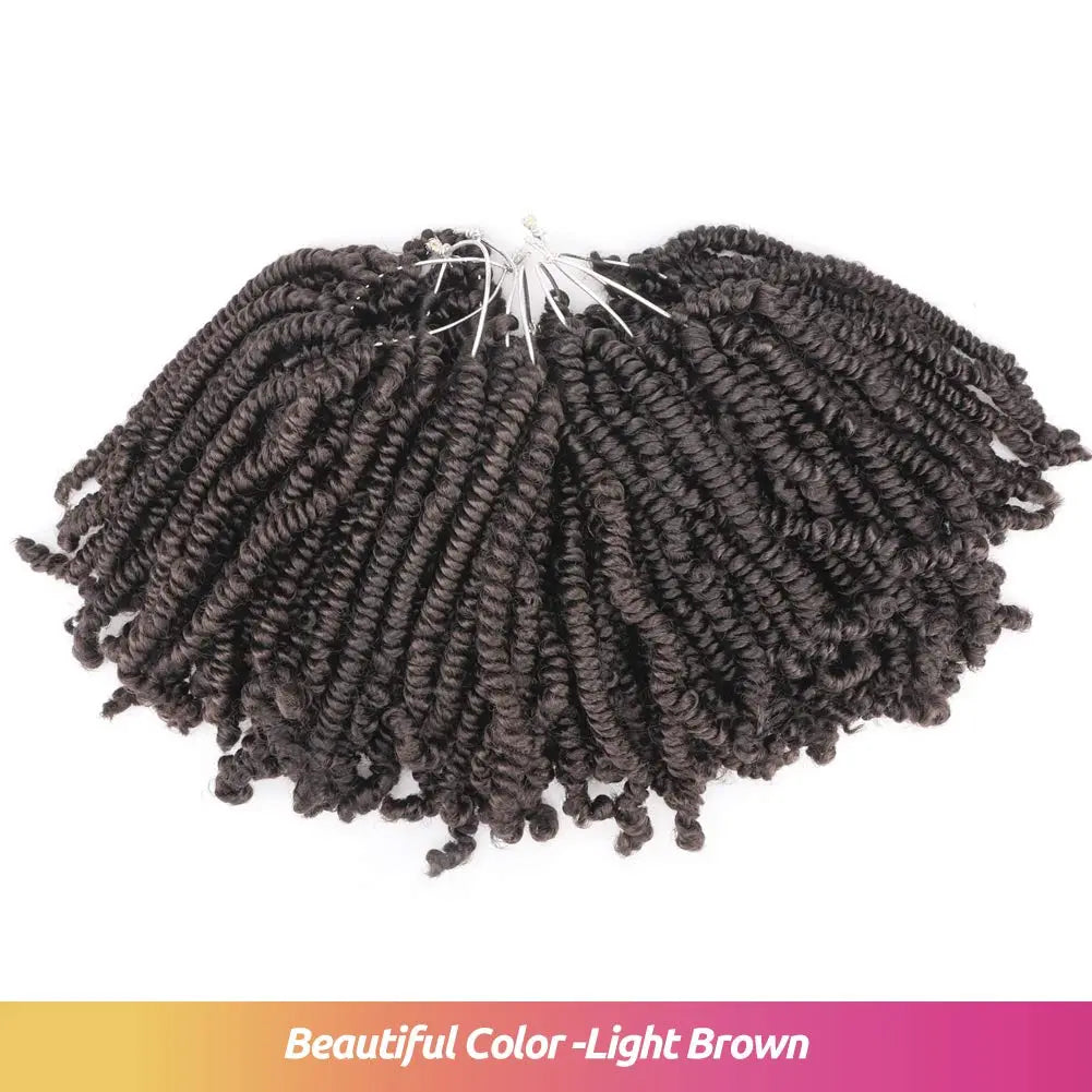 Bob Spring Twist Crochet Synthetic Braiding Hair Extensions - Toyotress