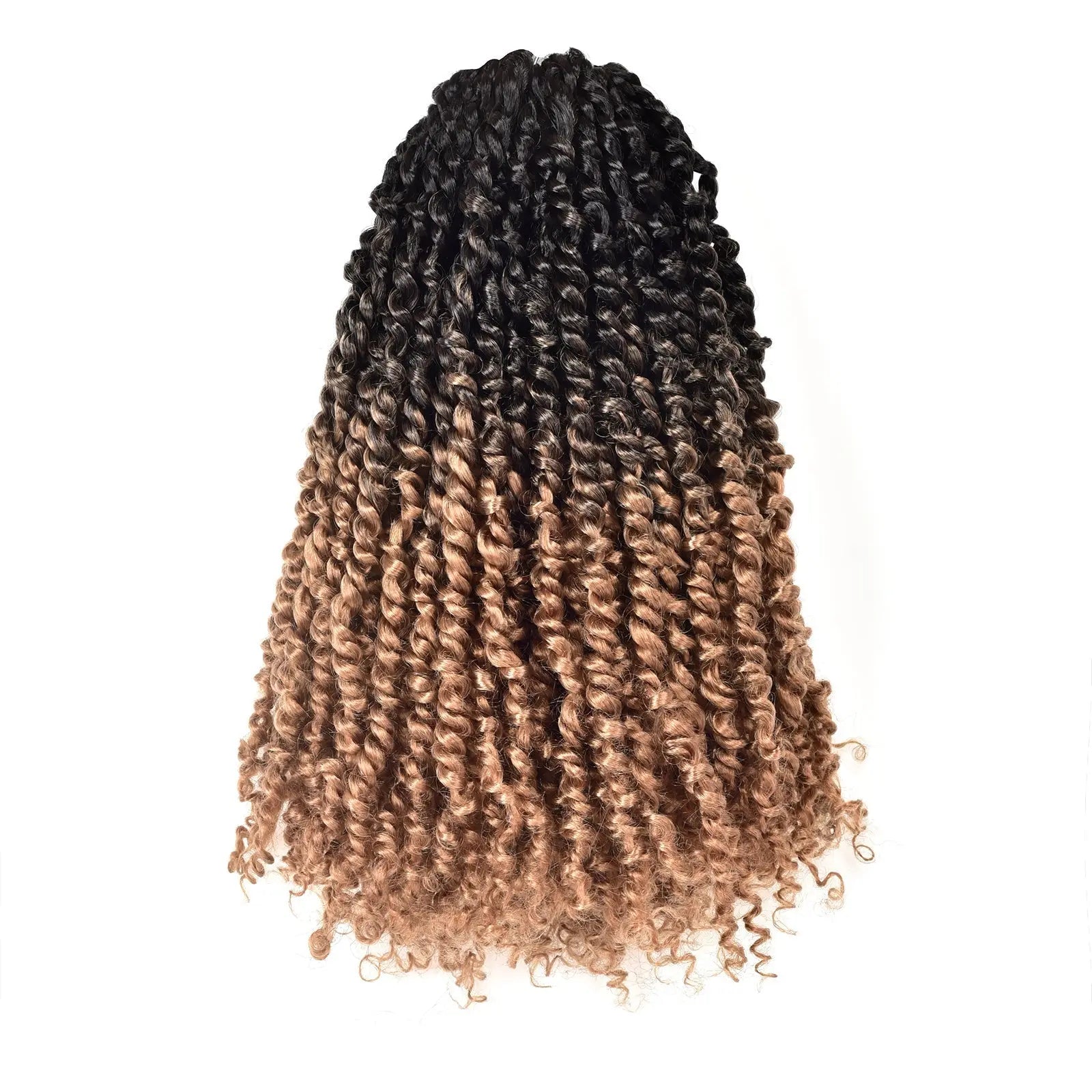 Tiana Passion Twist Hair Pre-Twisted Pre-Looped Passion Twists Crochet Braids Made Of Bohemian Hair Synthetic Braiding Hair Extension - Toyotress