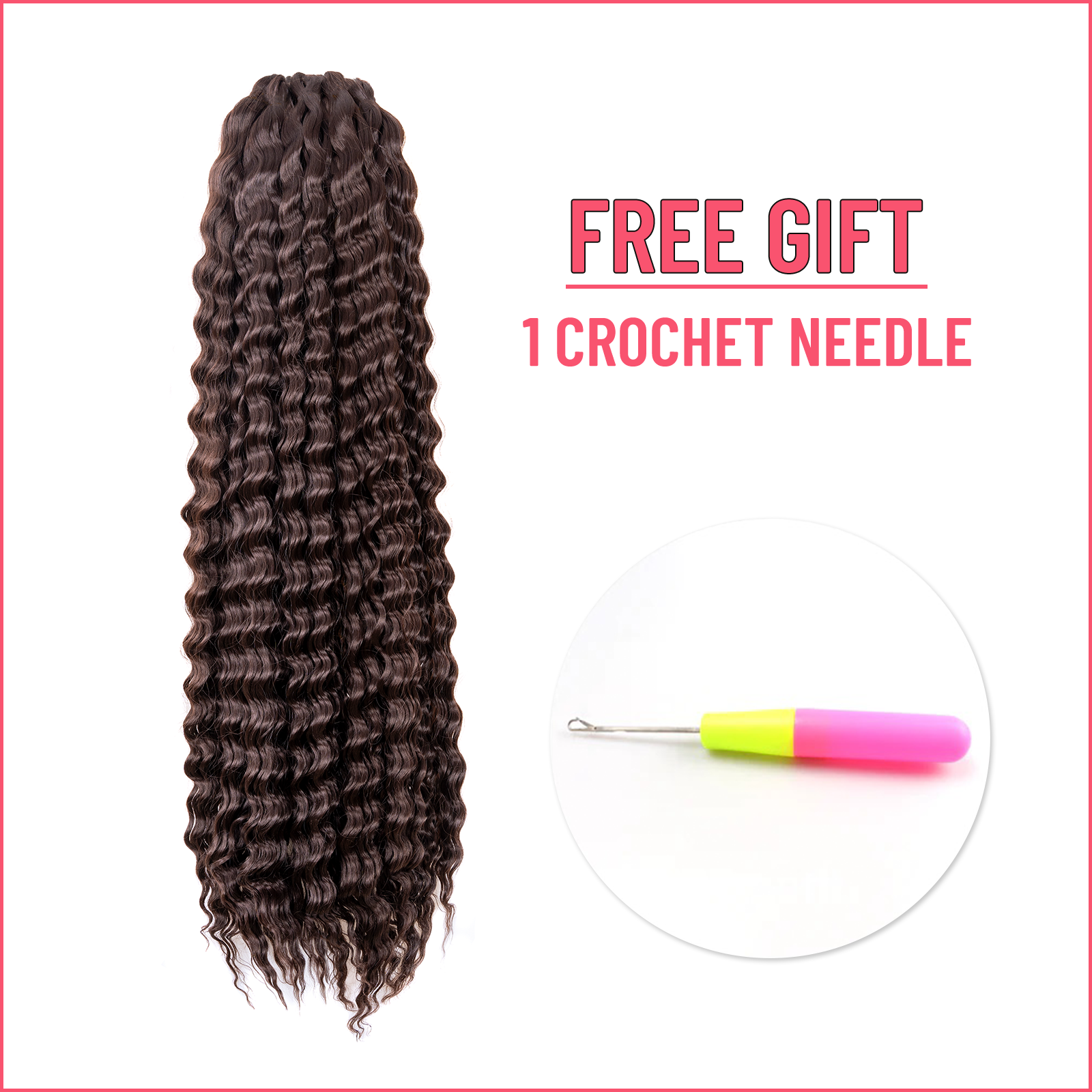 Libra | Ocean Wave Crochet Hair 30 | Synthetic Wave Hair Ombre Hair Extensions 30 / T30 / 8p