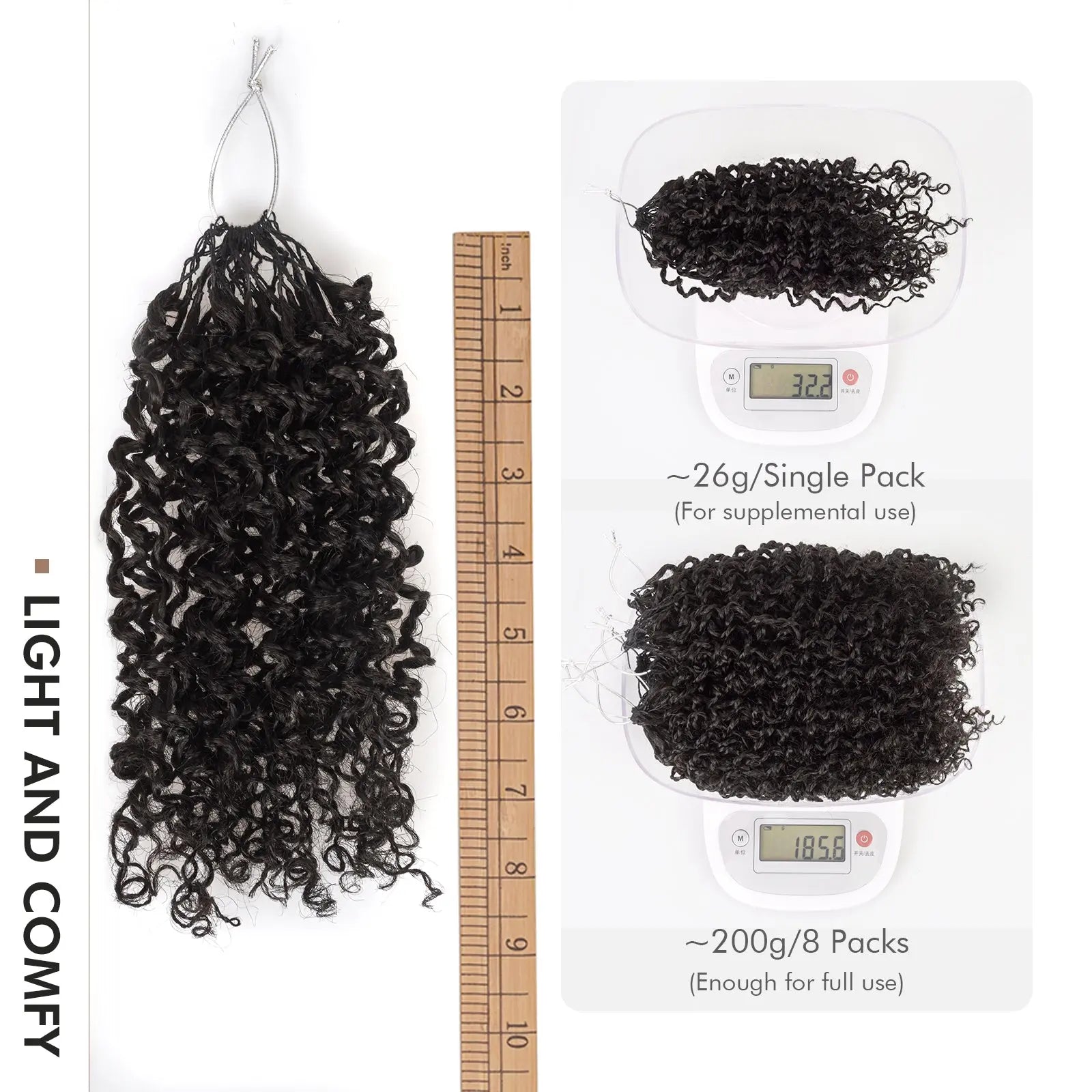 ToyoTress® Yanky Twist Human Hair Crochet Hair - 100% Human Crochet Passion Twist Hair Handmade Pre-twisted Crochet Twist, Pre-looped Cuban Twist Hair Extensions