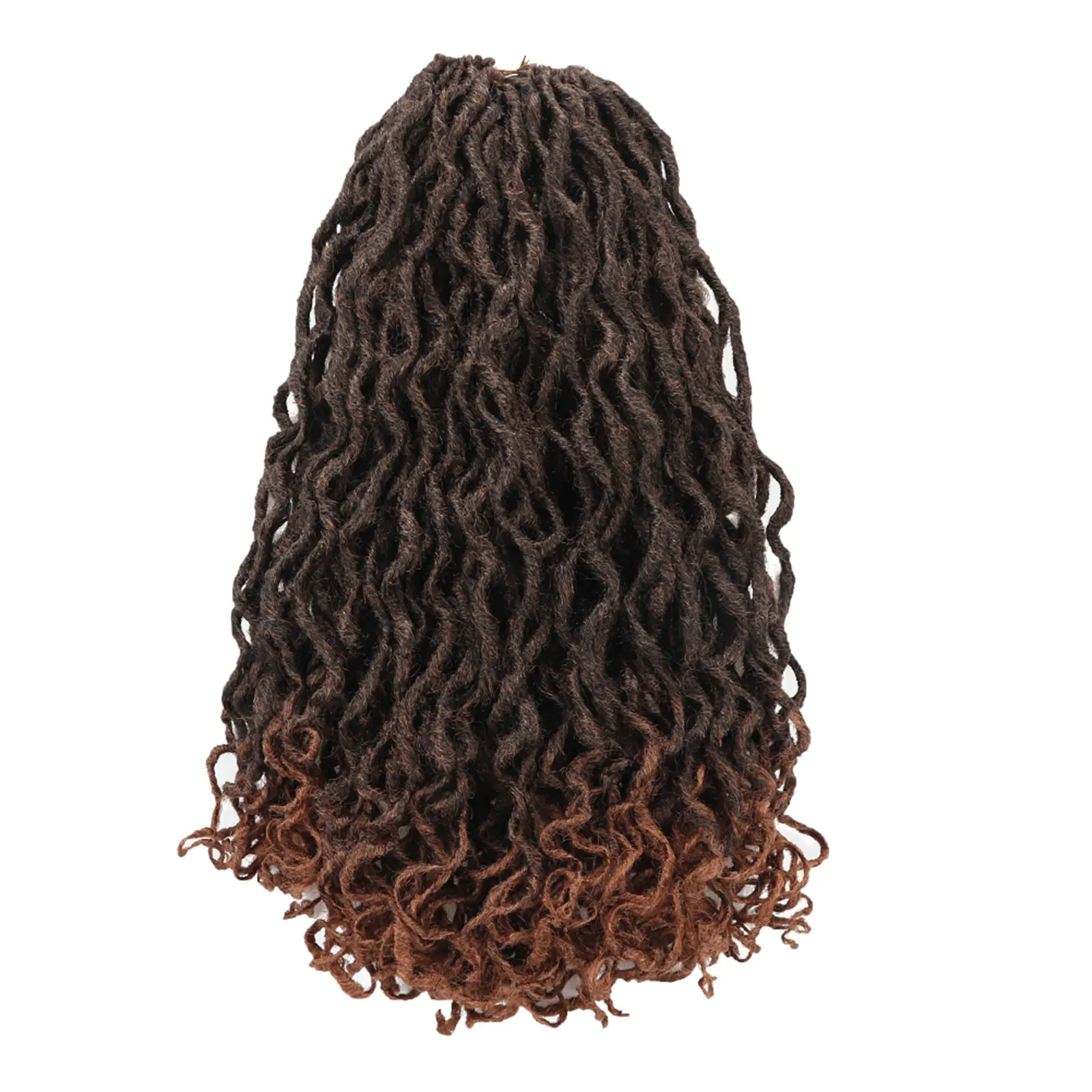 8 Packs TCL | Toyotress® Toceana Curly Locs Crochet Hair Mermaid Locs Crochet Braids Pre-looped Synthetic Braiding Hair Extensions