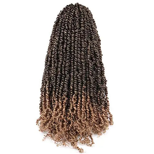 Toyotress Tiana Passion Twist Hair Pre-Twisted Pre-Looped Passion Twists Crochet Braids Made Of Bohemian Hair Synthetic Braiding Hair Extension