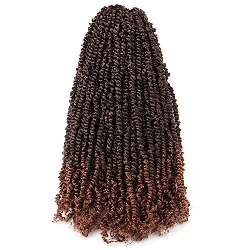 Toyotress Tiana Passion Twist Hair Pre-Twisted Pre-Looped Passion Twists Crochet Braids Made Of Bohemian Hair Synthetic Braiding Hair Extension