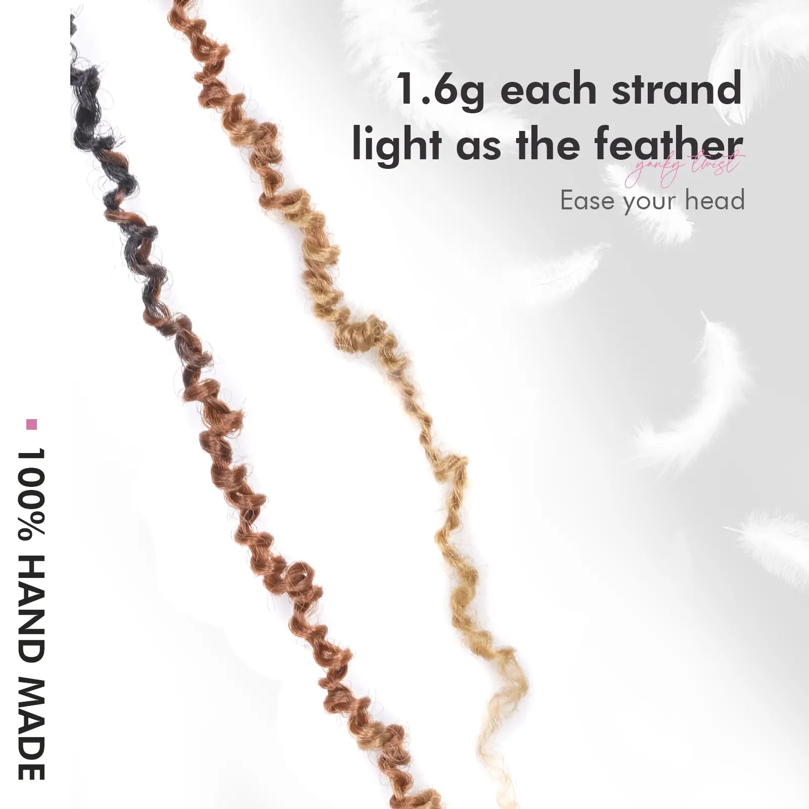 1 Pack YT | Toyotress® Yanky Twist Pre Looped Mini Passion Twist Short Passion Twist Crochet Braids Synthetic Hair Extensions Toyotress