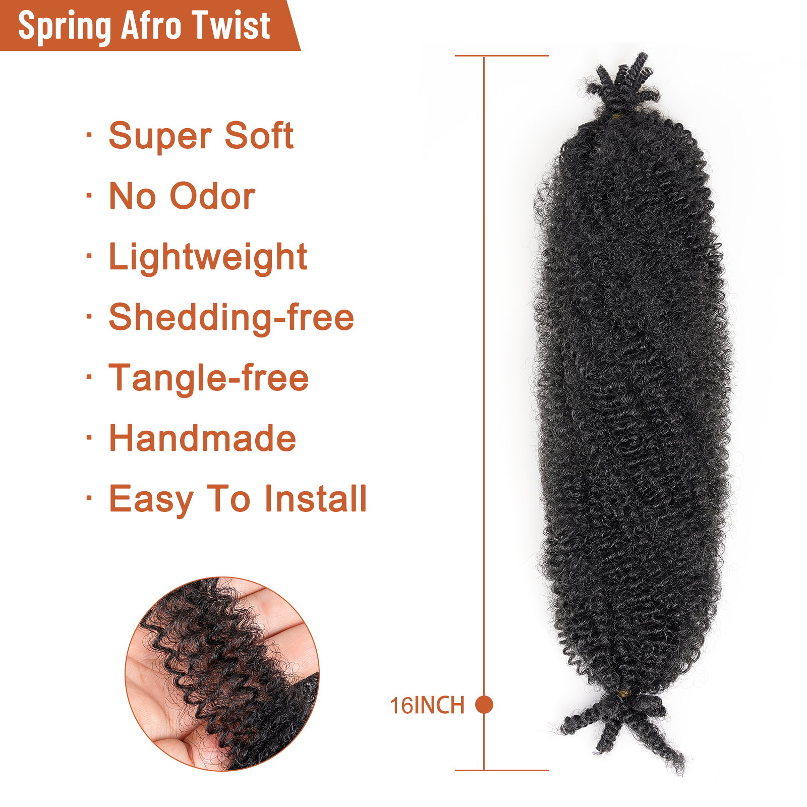 Springy Afro Twist Hair 16