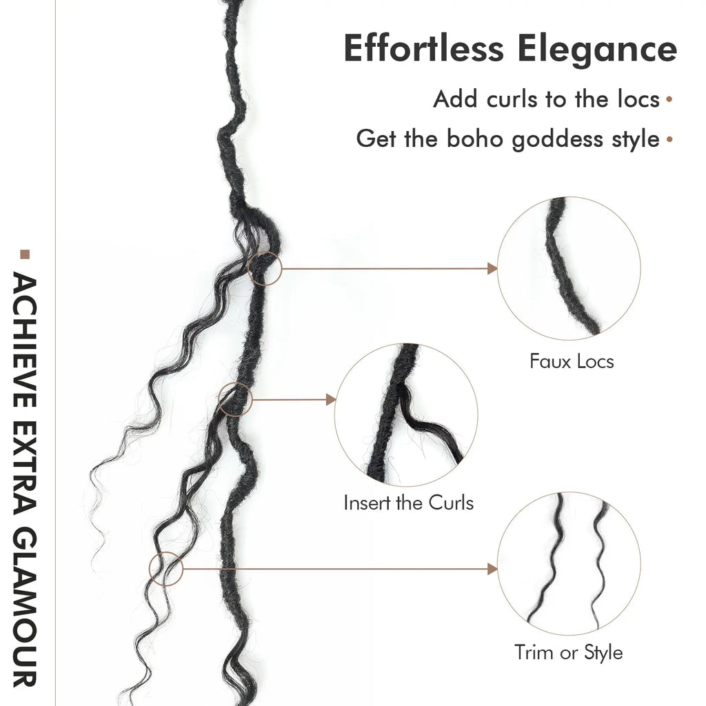 Toyotress® Human Crochet Hair Knotless Pre-Separated Human Hair Ocean Wave Crochet Hair Body Wave Extensions Toyotress