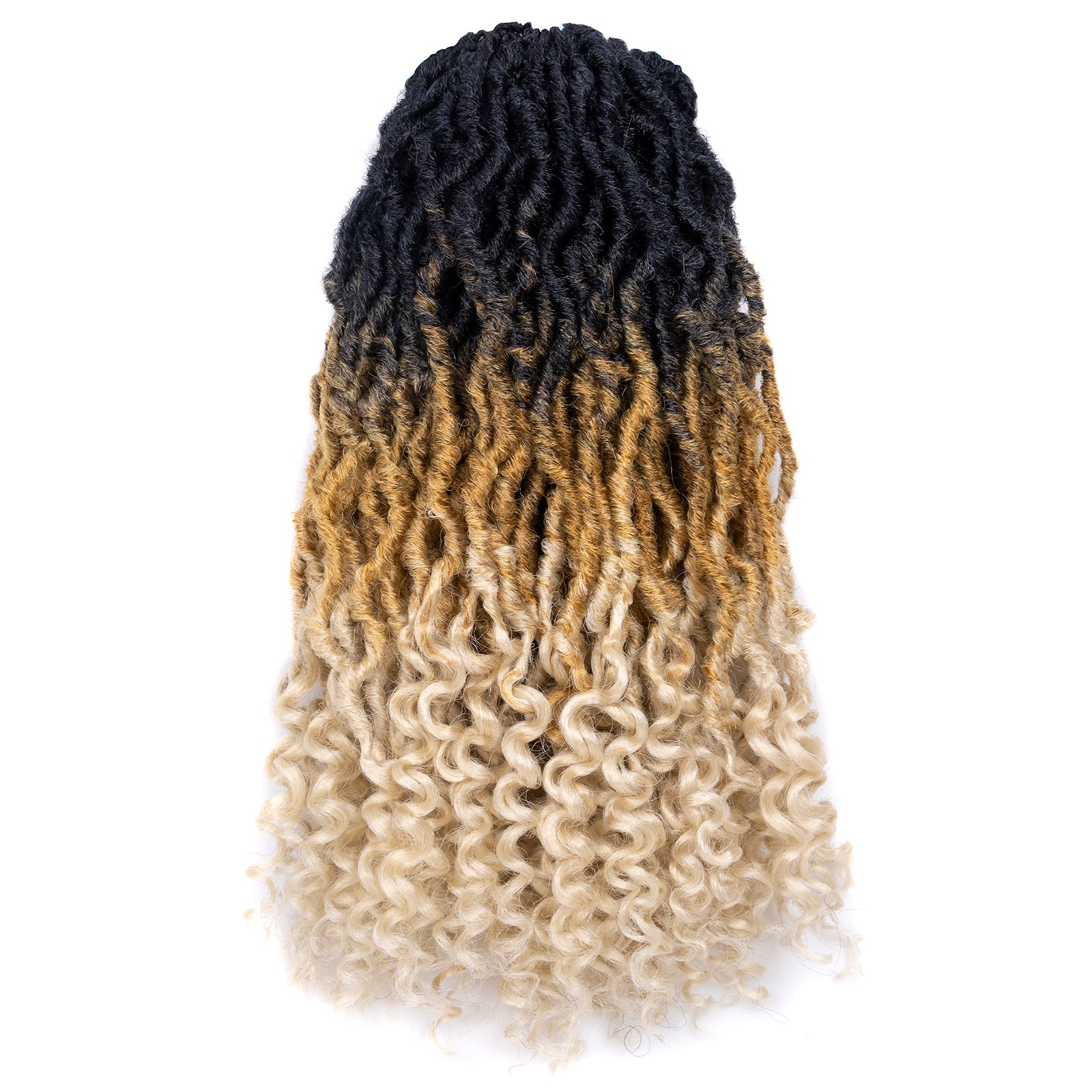 Toyotress Passion Locs Crochet Hair 10-18 Inch| Pre-Looped Handmade Curly Hair Crochet Synthetic Braiding Hair